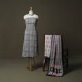 Bagh hand block print natural dyed cotton 3pc unstitched