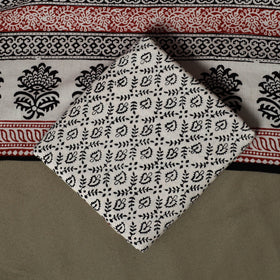 Bagh hand block print natural dyed cotton 3pc unstitched