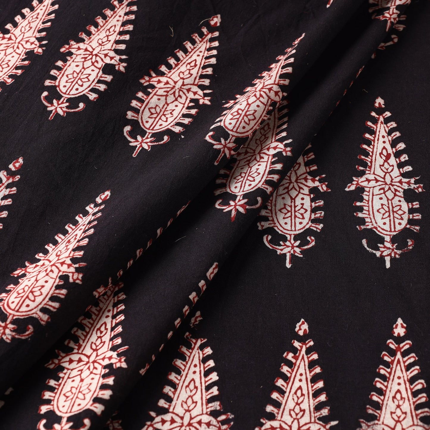 Buy Bagh Block Printed Natural Dyed Cotton Fabric Online at iTokri.com