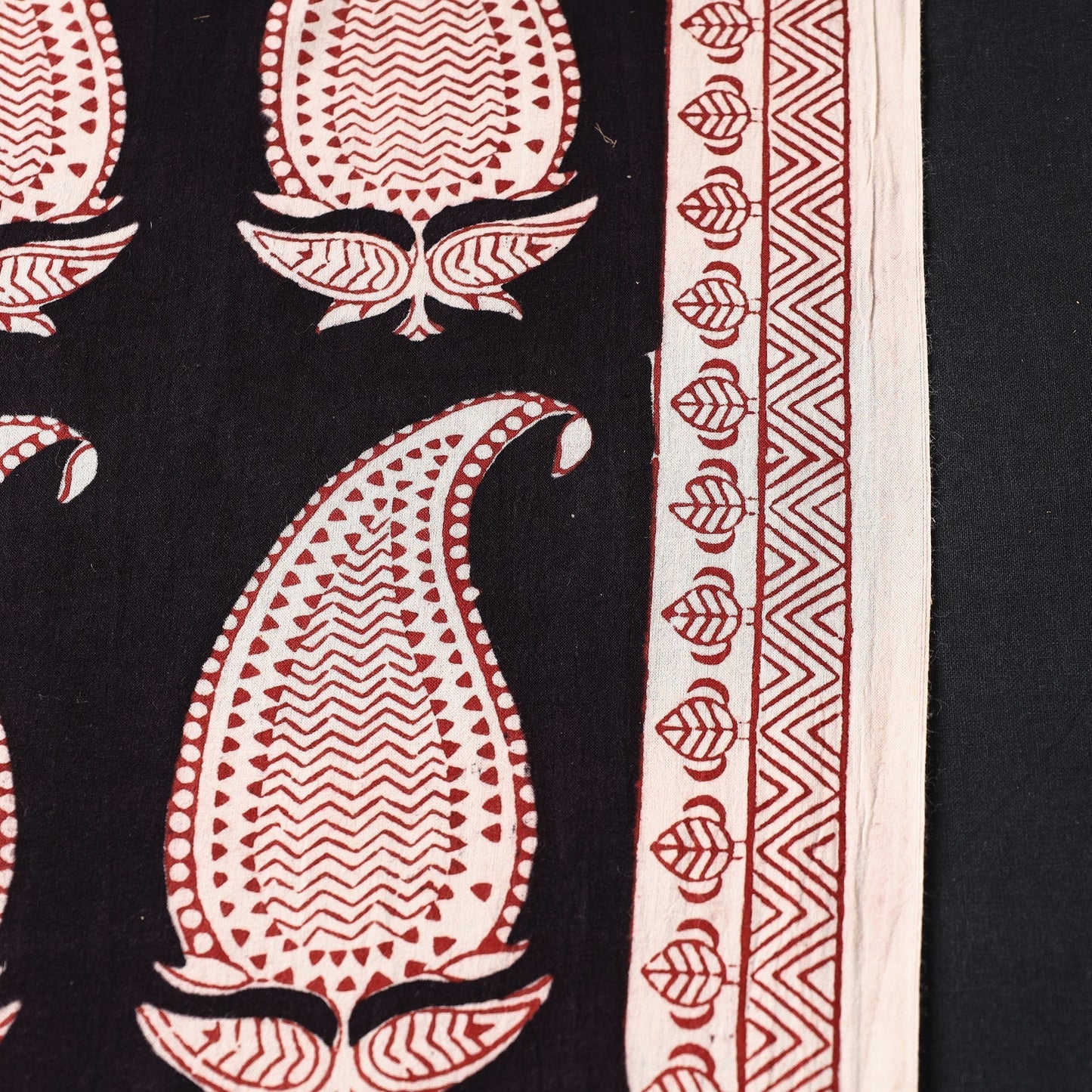 Buy Bagh Block Printed Natural Dyed Cotton Fabric Online at iTokri.com