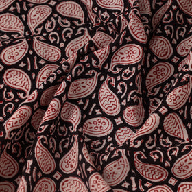 Multicolor Bagh Hand Block Print Natural Dyed Cotton Fabric