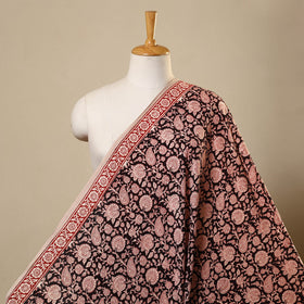 Red Bagh Hand Block Print Natural Dyed Cotton Fabric