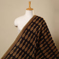 Brown Bagh Hand Block Print Natural Dyed Cotton Fabric