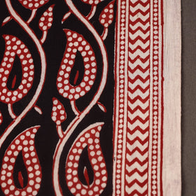 Black - bagh hand natural dyed cotton fabric 68