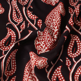 Black - bagh hand natural dyed cotton fabric 68