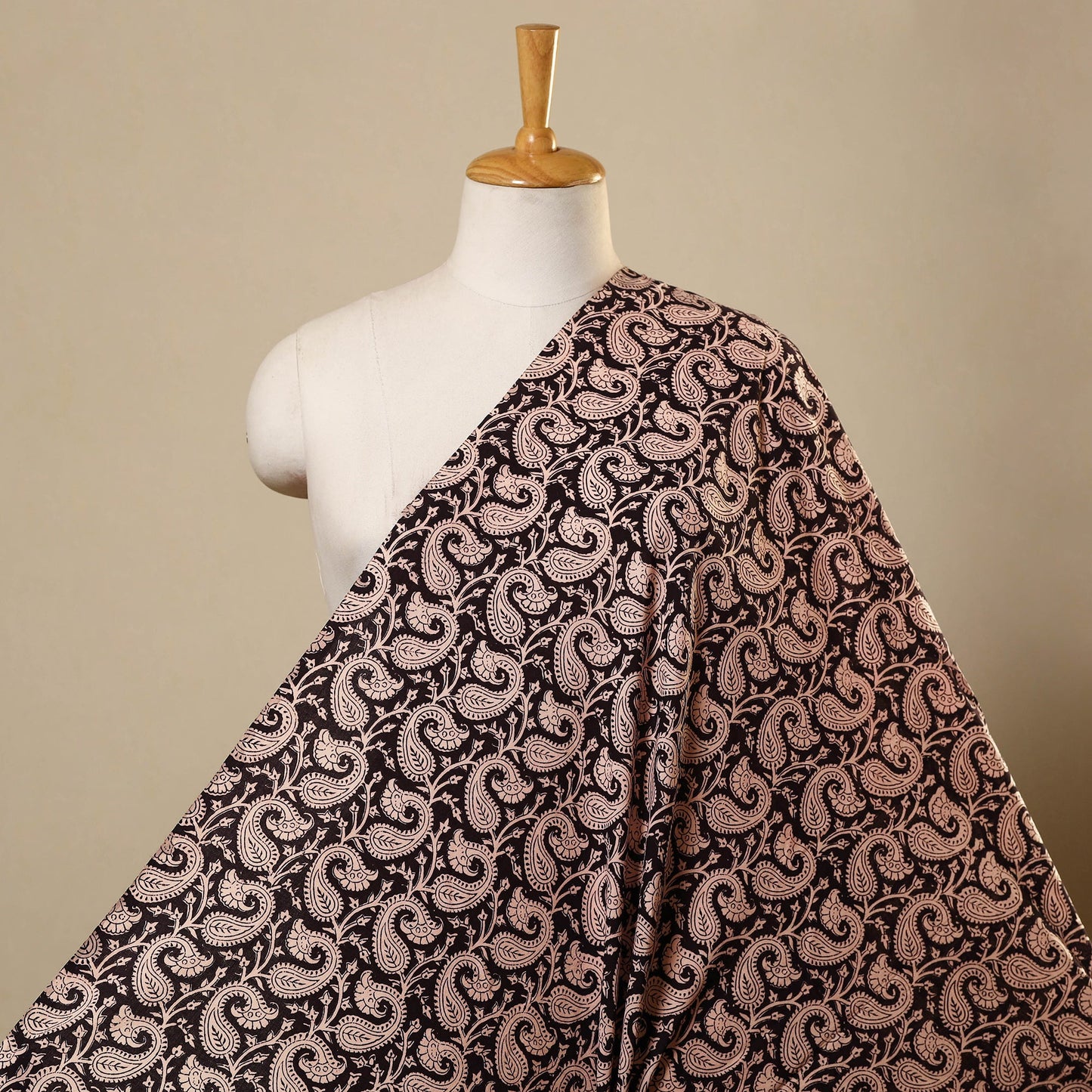 Multicolor Bagh Hand Block Print Natural Dyed Cotton Fabric