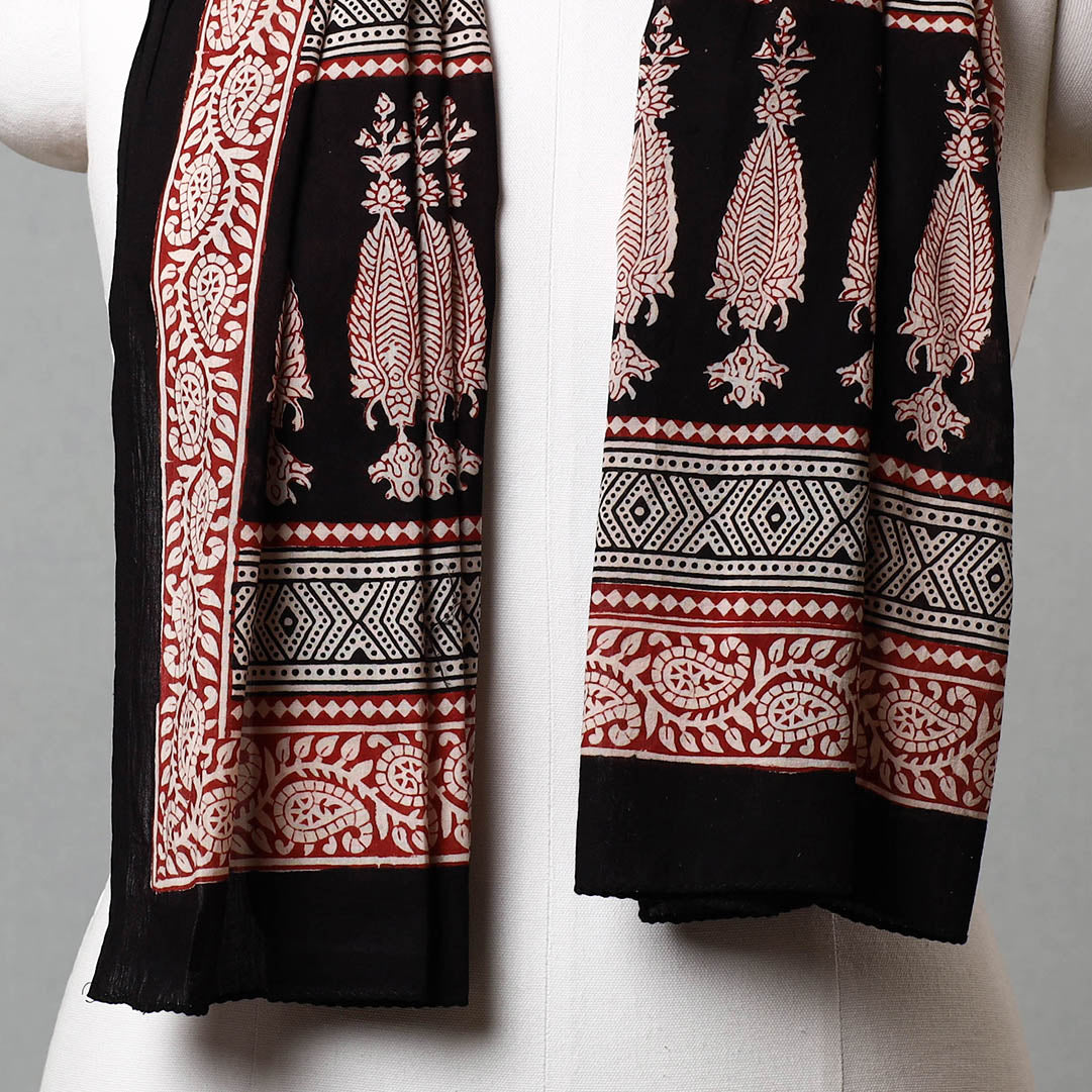  Bagh Hand Block Printed Cotton Stole 