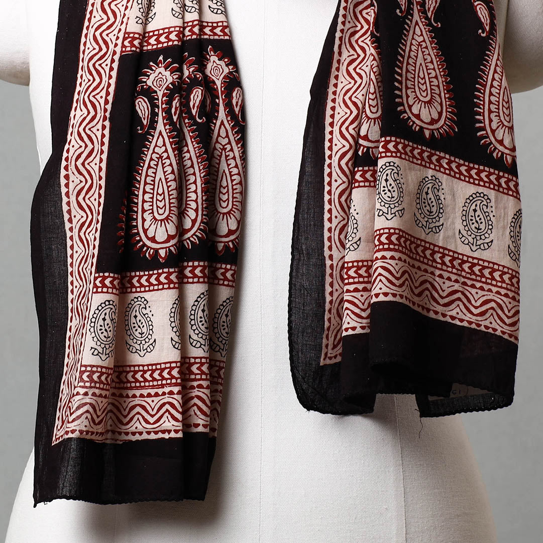  Bagh Hand Block Printed Cotton Stole 