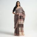  Bagh Hand Block Printed Natural Dyed Chanderi Silk Saree 