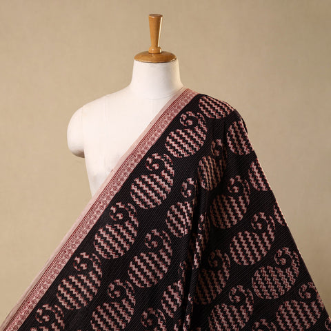 Multicolor Bagh Block Print Kantha Work Natural Dyed Cotton Fabric