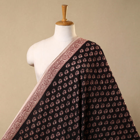 Multicolor Bagh Block Print Kantha Work Natural Dyed Cotton Fabric