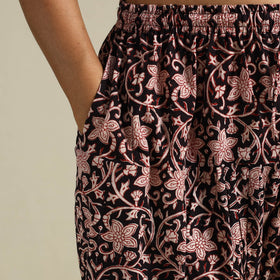 Black Bagh Block Print Natural Dyed Cotton Salwar