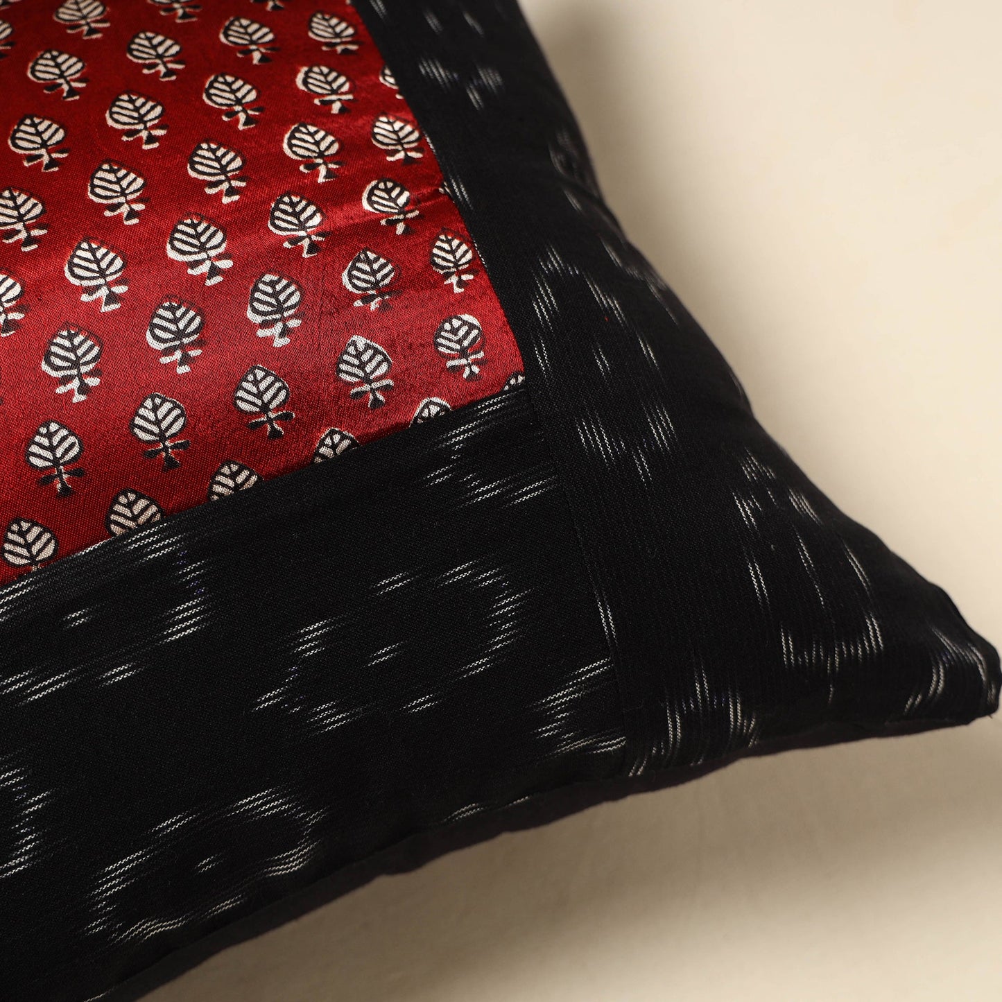 Buy Bagh Patch Ikat Cushion Cover