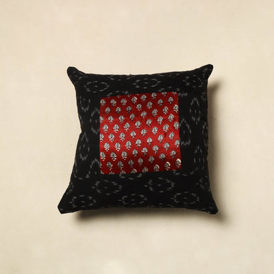 Buy Bagh Patch Ikat Cushion Cover