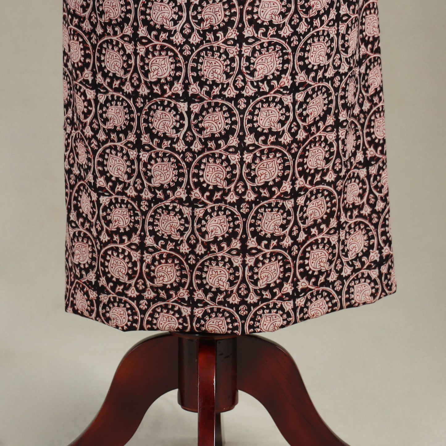 Black - bagh patchwork cotton unstitched kurta material