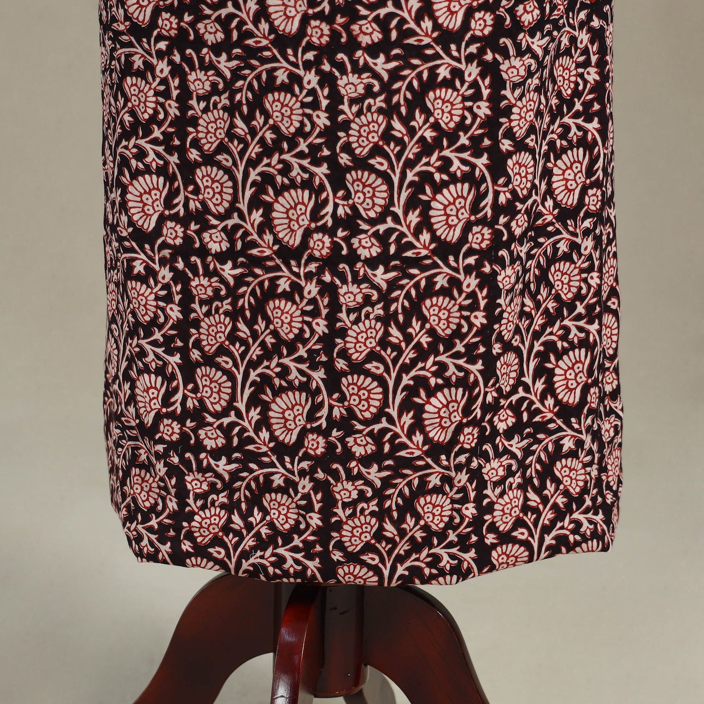 Black - bagh patchwork cotton unstitched kurta material