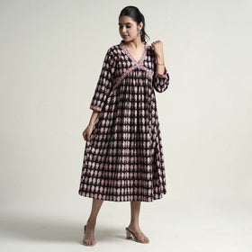  Bagh Block Printed Cotton Dress 