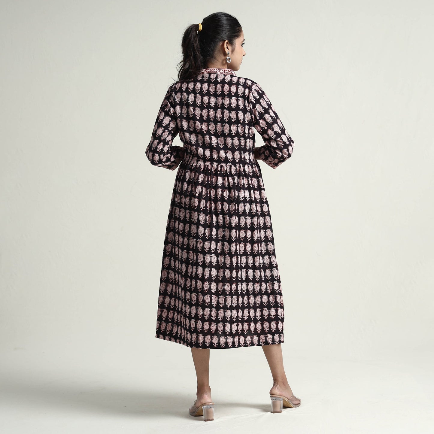  Bagh Block Printed Cotton Dress 