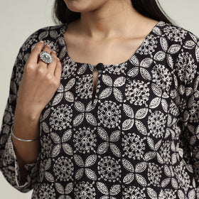 Buy Bagh Block Printed Cotton Kurta with Palazzo & Dupatta Set 04 Online at iTokri.com