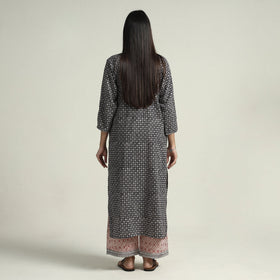  Bagh Block Printed Cotton Kurta with Palazzo & Dupatta Set 09 