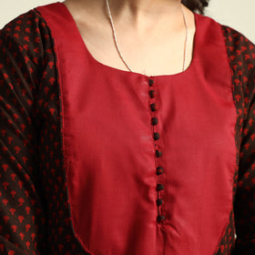  Bagh Block Printing Cotton Kurta with Palazzo & Dupatta Set Online at iTokri.com