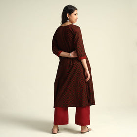  Bagh Block Printing Cotton Kurta with Palazzo & Dupatta Set Online at iTokri.com