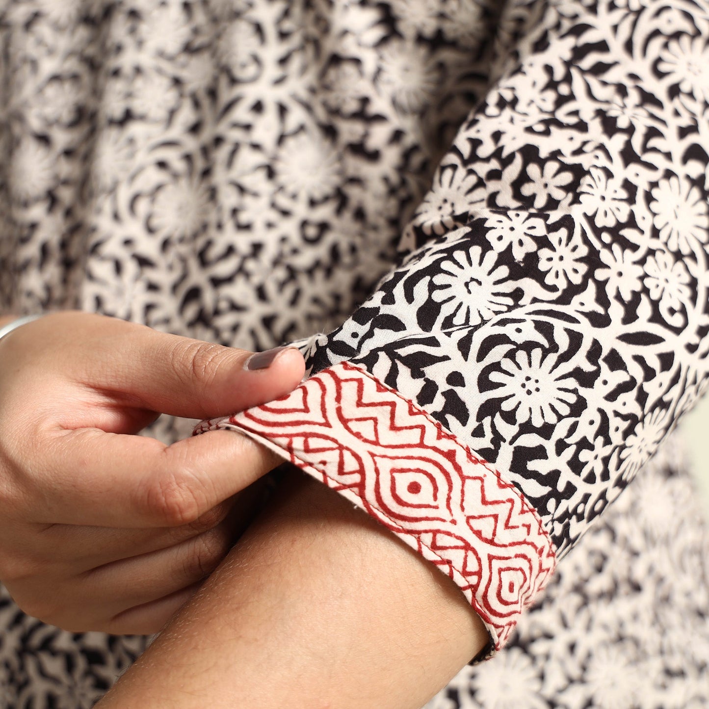  Bagh Block Printing Cotton Kurta with Palazzo & Dupatta Set 