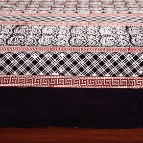  Bagh Block Printed Cotton Single Bed Cover with Pillow Covers 