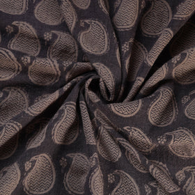  Bagh Block Printed Merino Wool Handloom Fabric 