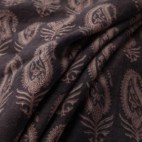  Bagh Block Printed Merino Wool Handloom Fabric 