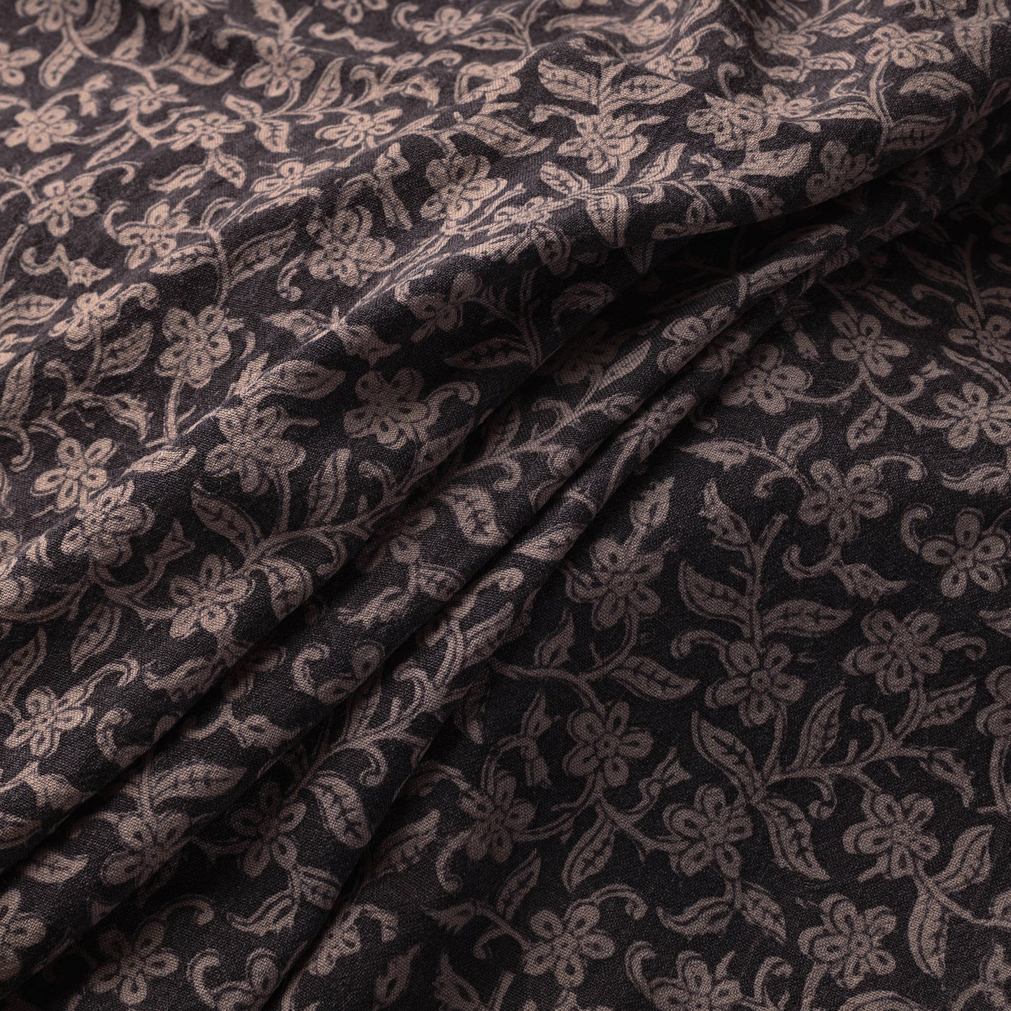  Bagh Block Printed Merino Wool Handloom Fabric 