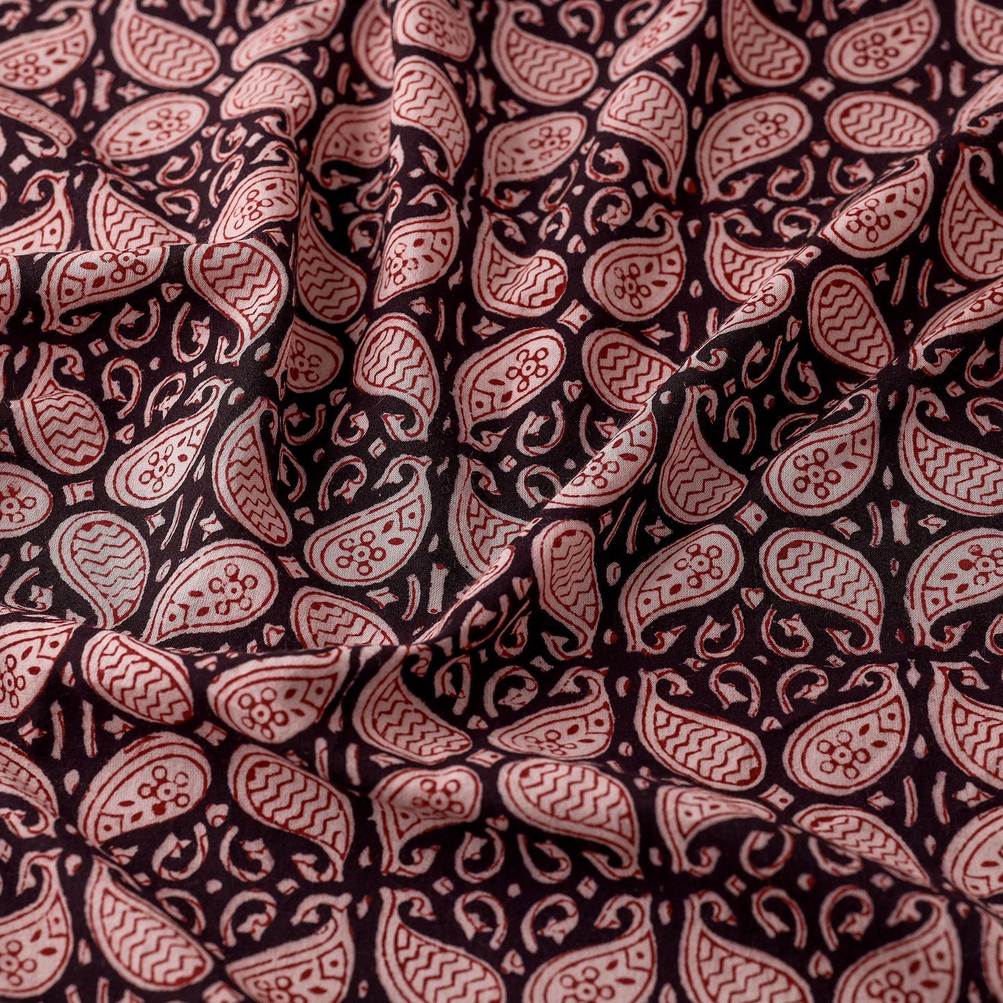  Bagh Block Printed Natural Dyed Cotton Fabric 