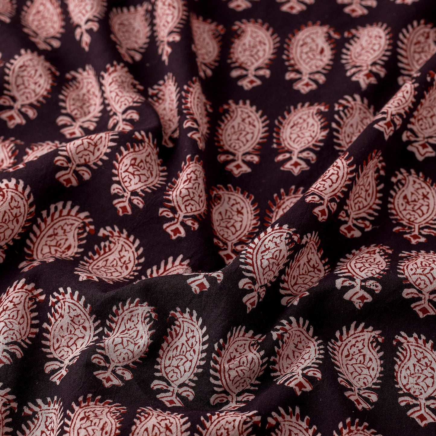  Bagh Block Printing Natural Dyed Cotton Fabric 