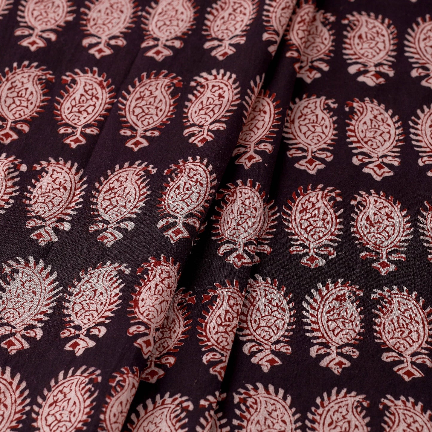  Bagh Block Printing Natural Dyed Cotton Fabric 