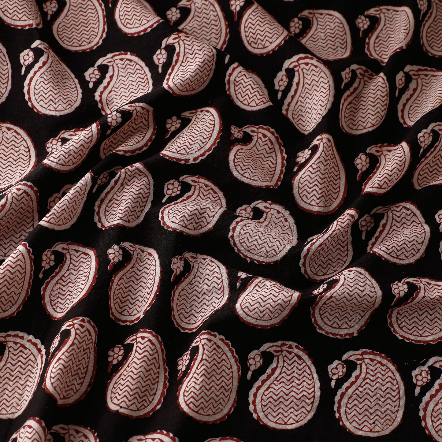  Bagh Block Printing Natural Dyed Cotton Fabric 