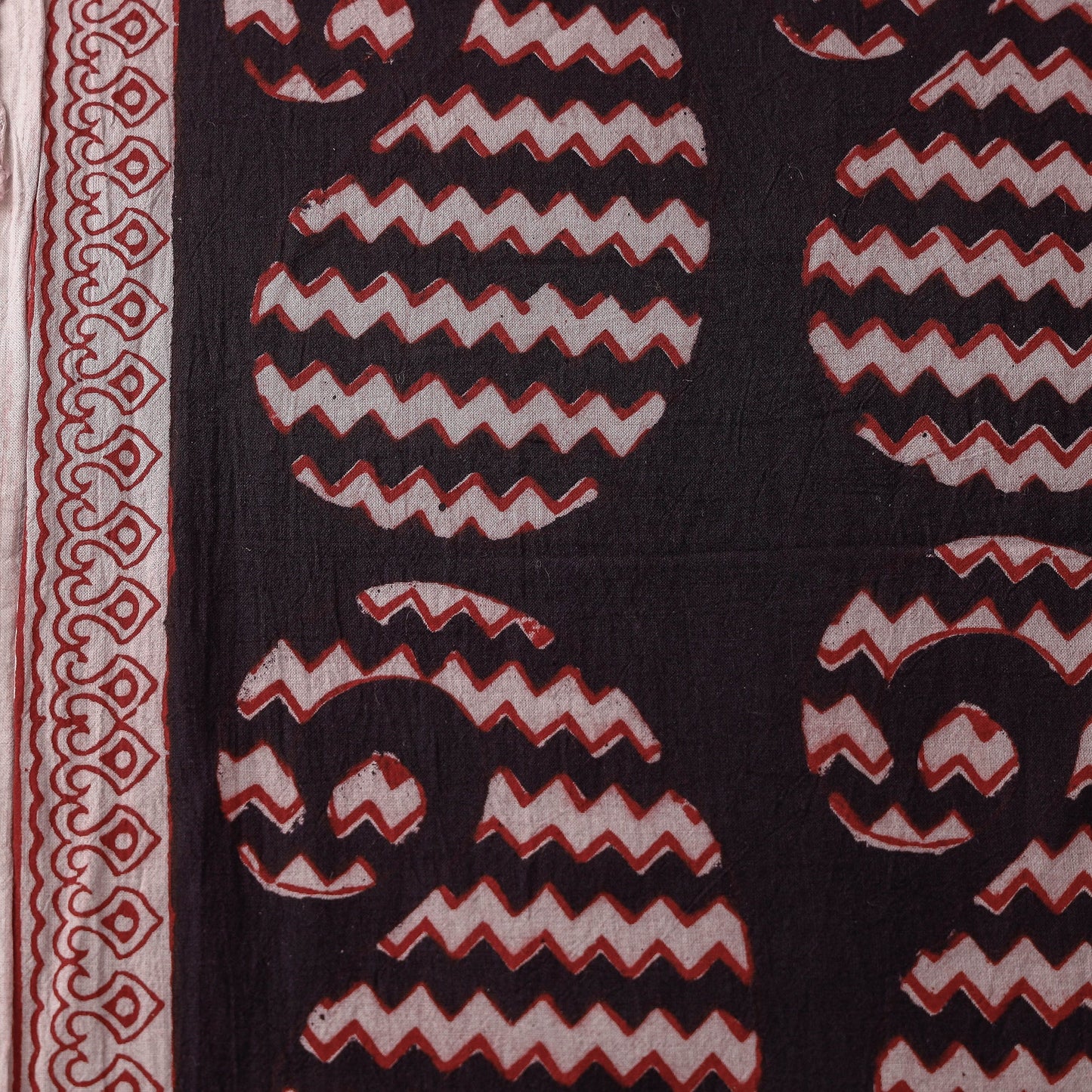 Bagh Block Printed Natural Dyed Cotton Fabric Online at iTokri.com