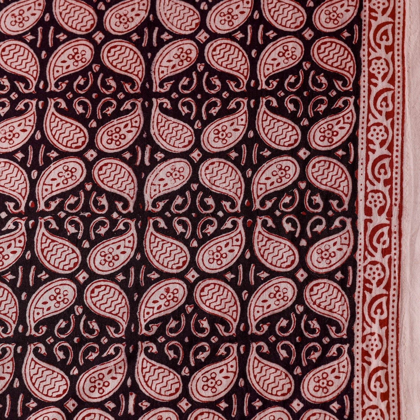  Bagh Block Printed Natural Dyed Cotton Fabric 