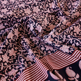  Bagh Block Printed Natural Dyed Pure Cotton Double Bed Cover 