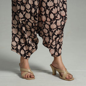  Bagru Block Print Cotton Elasticated Harem Pant