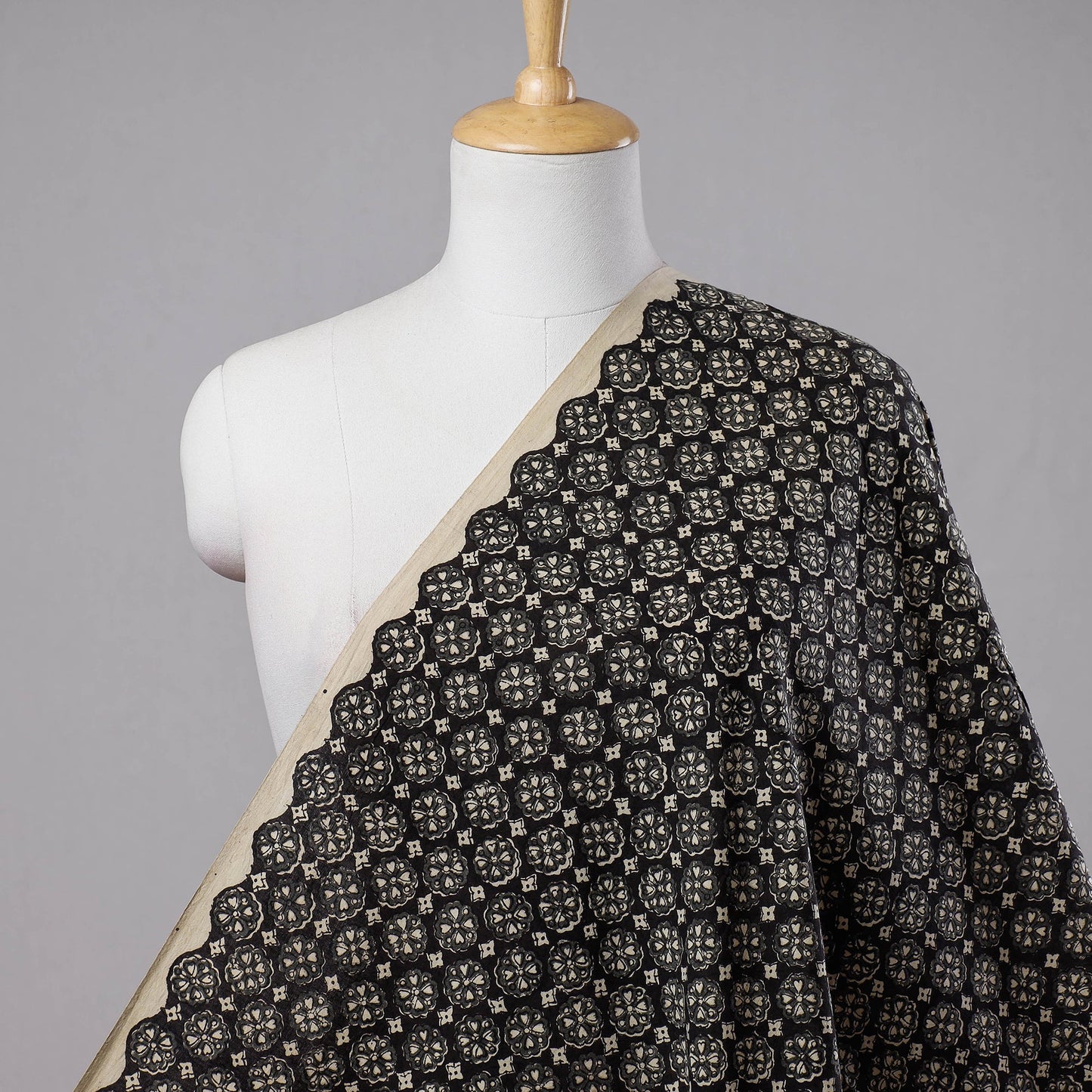 Traditional Bagru Print Fabric from Rajasthan