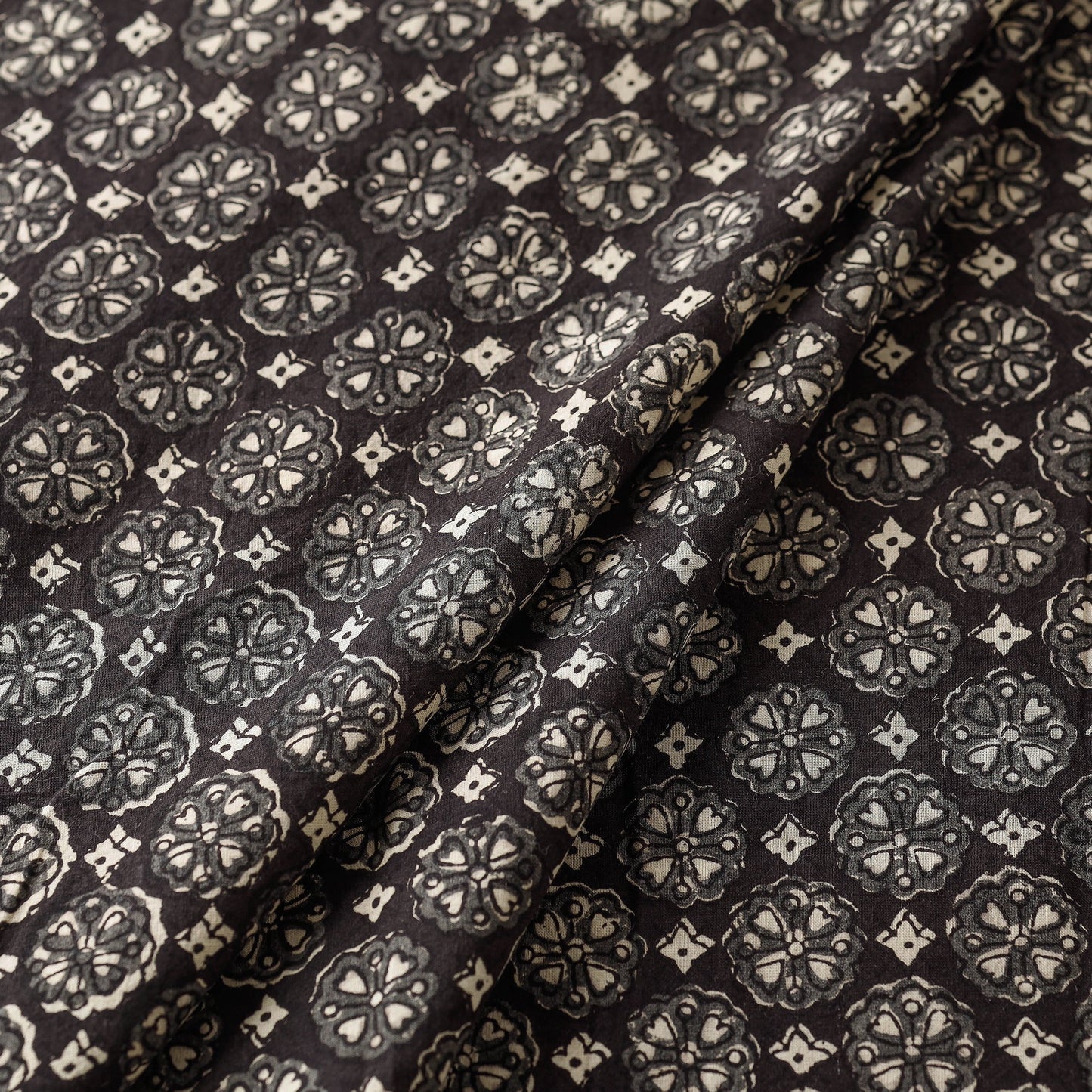 Traditional Bagru Print Fabric from Rajasthan