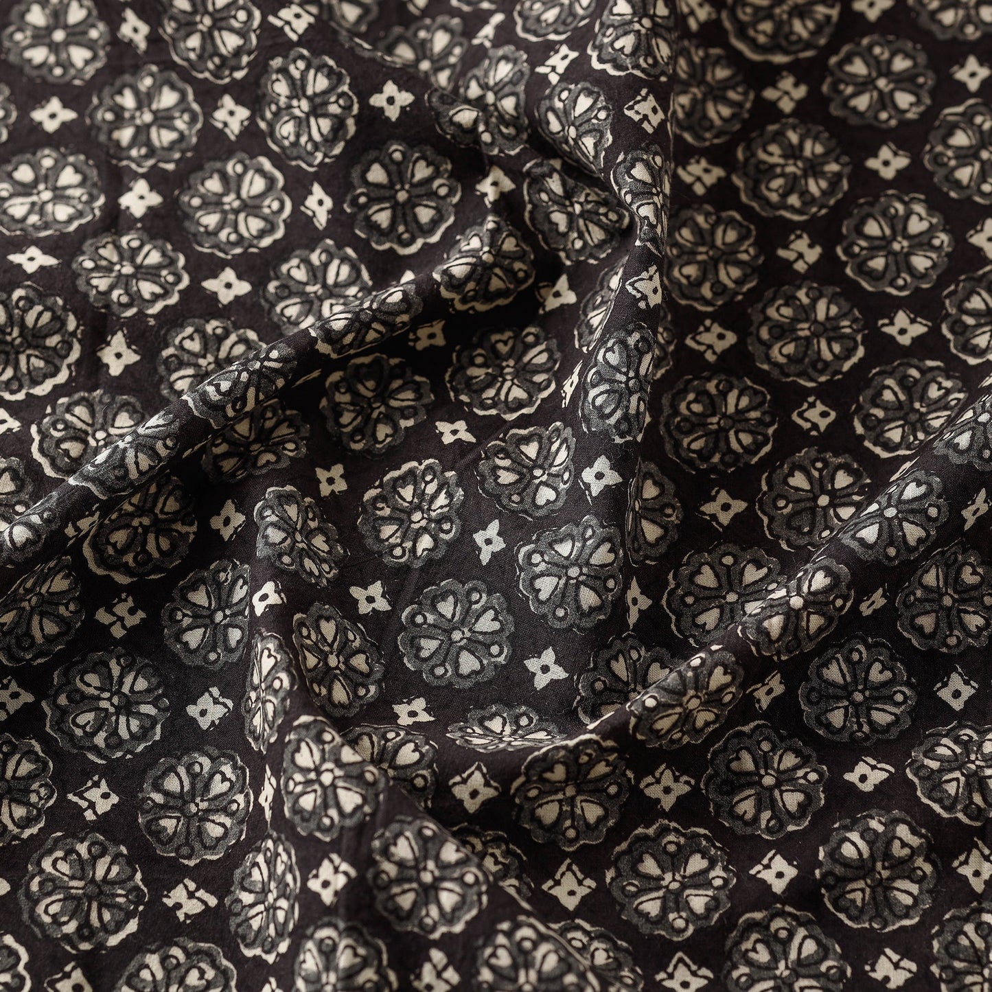 Traditional Bagru Print Fabric from Rajasthan