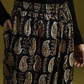 Black - bagru natural dyed cotton harem pant 20