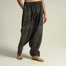 Buy Bagru Block Printed Cotton Elasticated Salwar 01 Online at iTokri.com