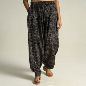 Buy Bagru Block Printed Cotton Elasticated Salwar 01 Online at iTokri.com