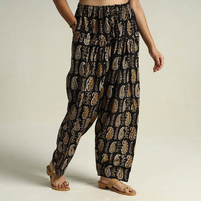 Buy Bagru Block Printed Cotton Elasticated Salwar 10 Online at iTokri.com