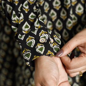  Bagru Block Printed Cotton Flare Dress Online at iTokri.com