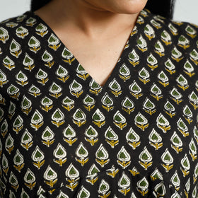  Bagru Block Printed Cotton Flare Dress Online at iTokri.com