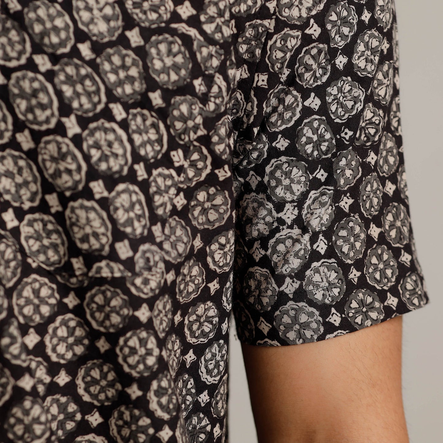 Buy Bagru Block Printed Men Half Sleeve Shirt l iTokri