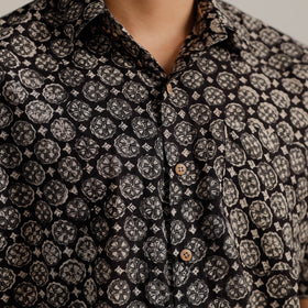 Buy Bagru Block Printed Men Half Sleeve Shirt l iTokri
